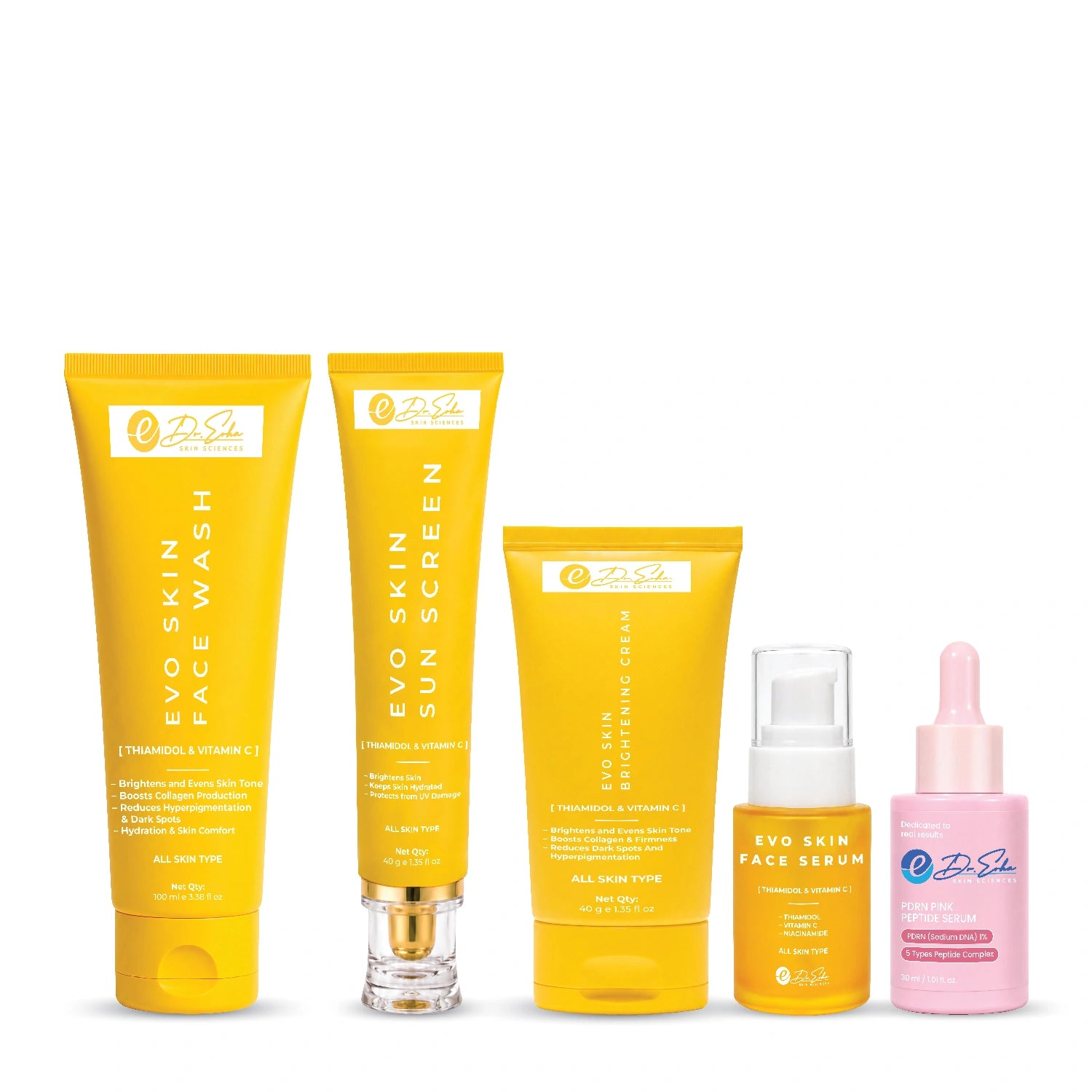 EVO Skin Complete Glow & Protect Kit – 5 Piece