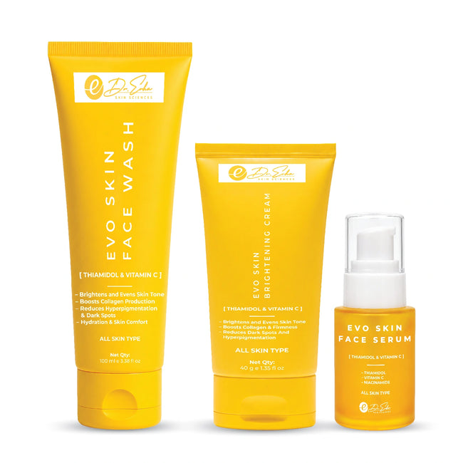 EVO Skin Triple Radiance Kit – Face Wash, Cream & Serum Hover Image