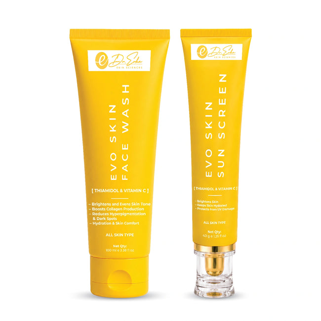 EVO Skin Glow & Protect Duo – Face Wash + Sunscreen SPF Hover Image